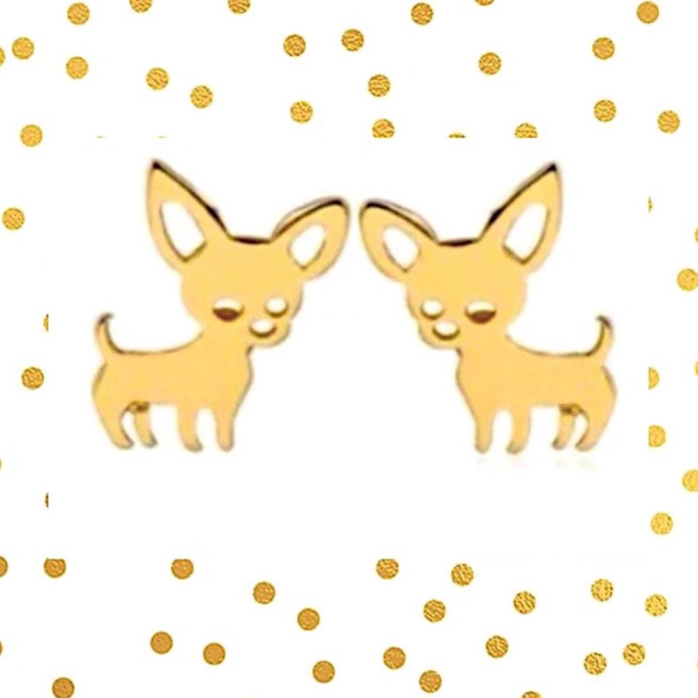 New!! Stainless Steel Chihuahua Earrings!